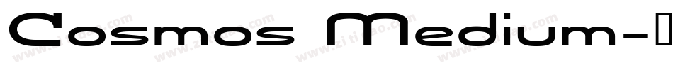 Cosmos Medium字体转换